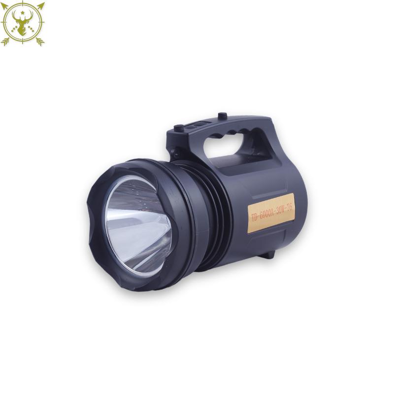 Rechargeable Digital Searchlight TD-6000A-30W-T6 black