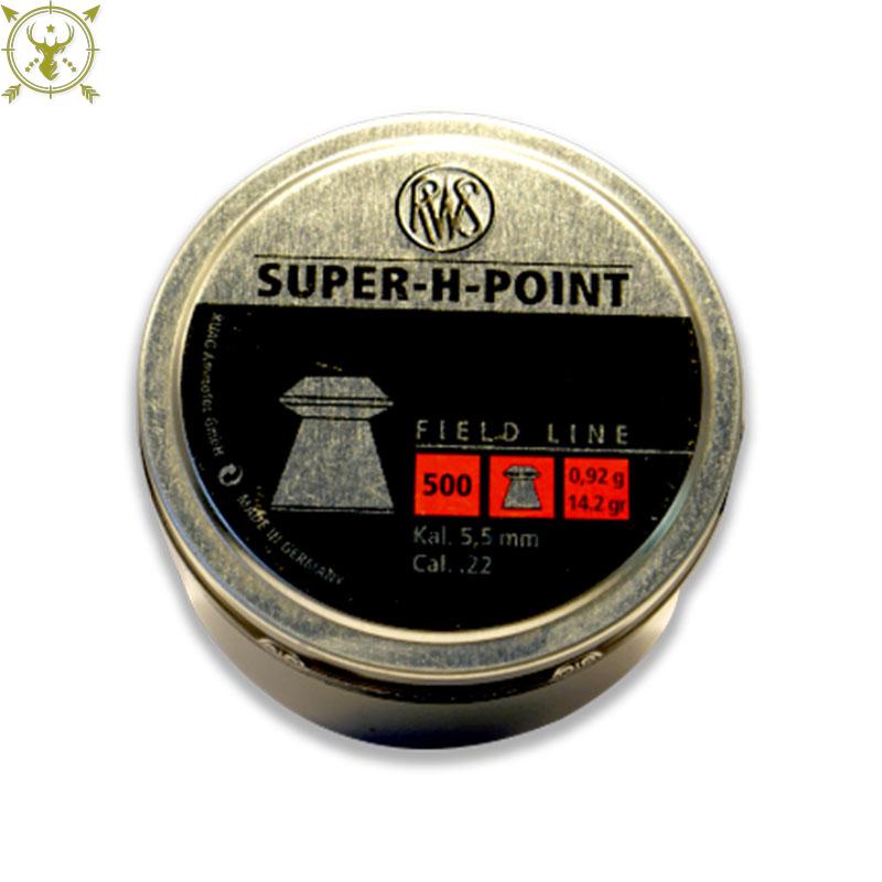 RWS Super H Point Field Line .22 Caliber Pellet 500 Packing