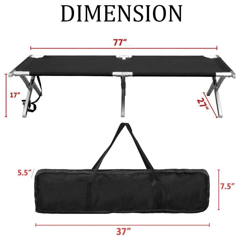 Get Folding Portable Aluminum Cot at Affordable Price in Pakistan HuntingMart